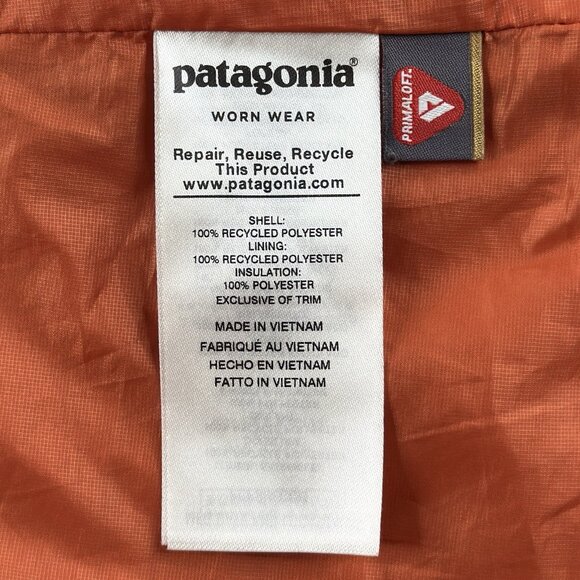 Patagonia Nano Puff Insulated Hoody Women’s XL Burgundy 84227 Quilted Gorpcore - Picture 12 of 12